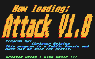 STOS-SM 1989 atari screenshot